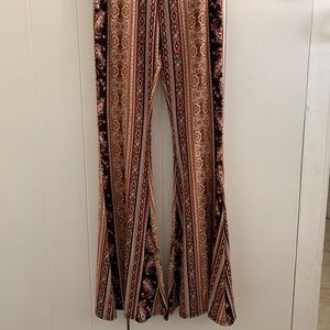 Bell Bottom /bohemian style stretch pants